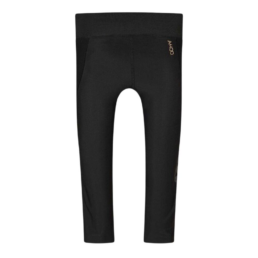 Skins Mens A400 Geometric Pattern 3/4 Leggings / Black